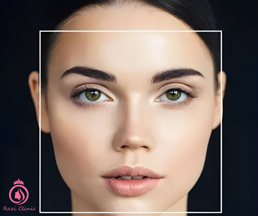 تزریق ژل گونه برای صورت مربعی